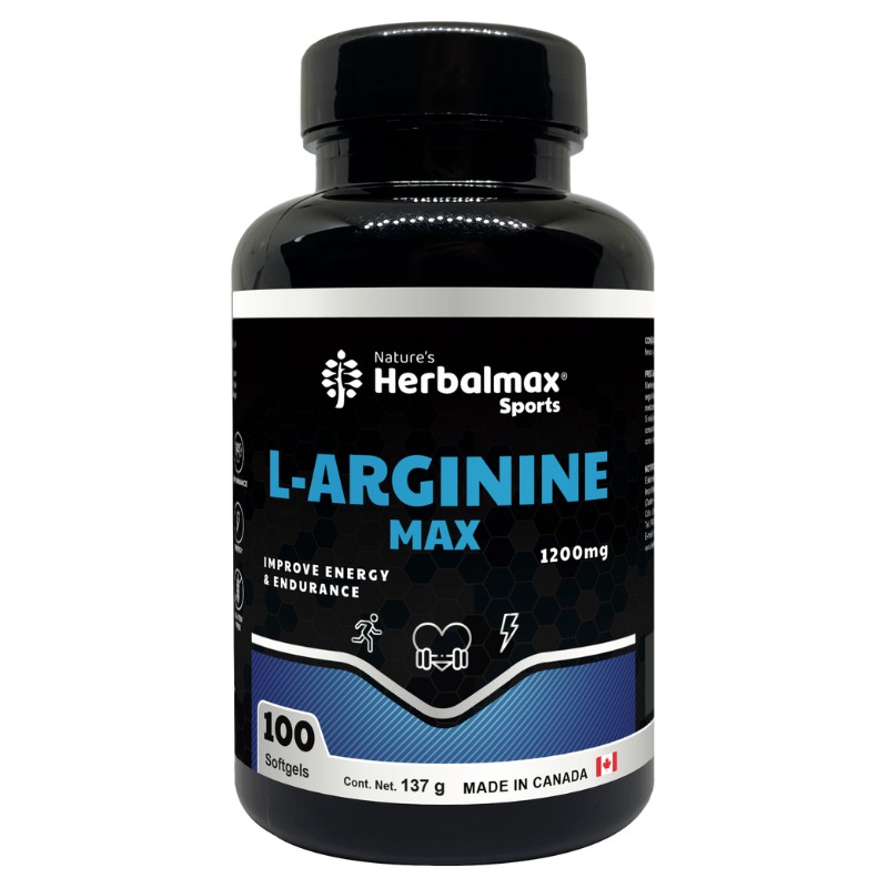 L-ARGININE MAX 100 SOFTGEL 1200MG HERBALMAX