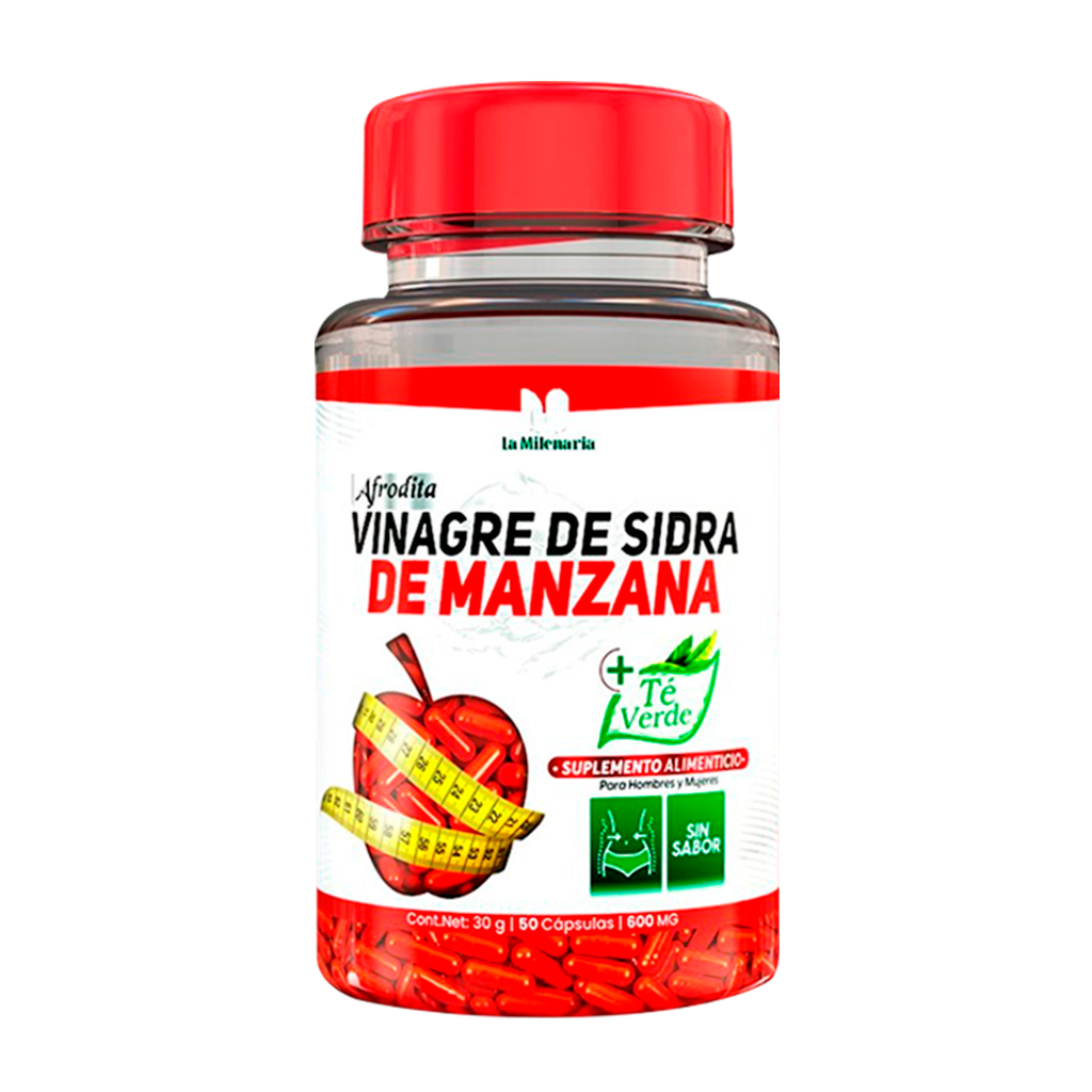 VINAGRE DE SIDRA DE MANZANA X 50 CAP