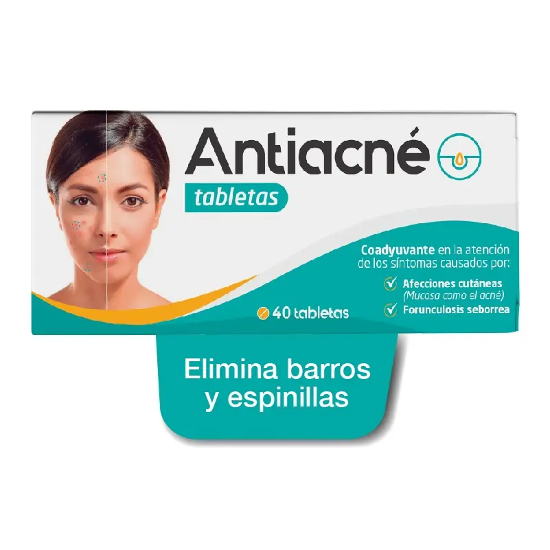 ANTIANCNE ESTUCHE  40 TABLETAS