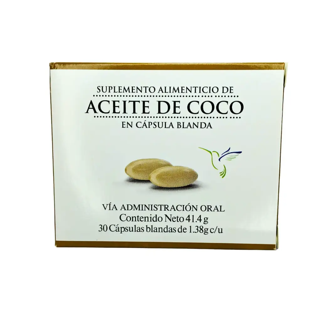 ACEITE DE COCO 30 CAPSULAS CAJA 41.4 G FARBIO