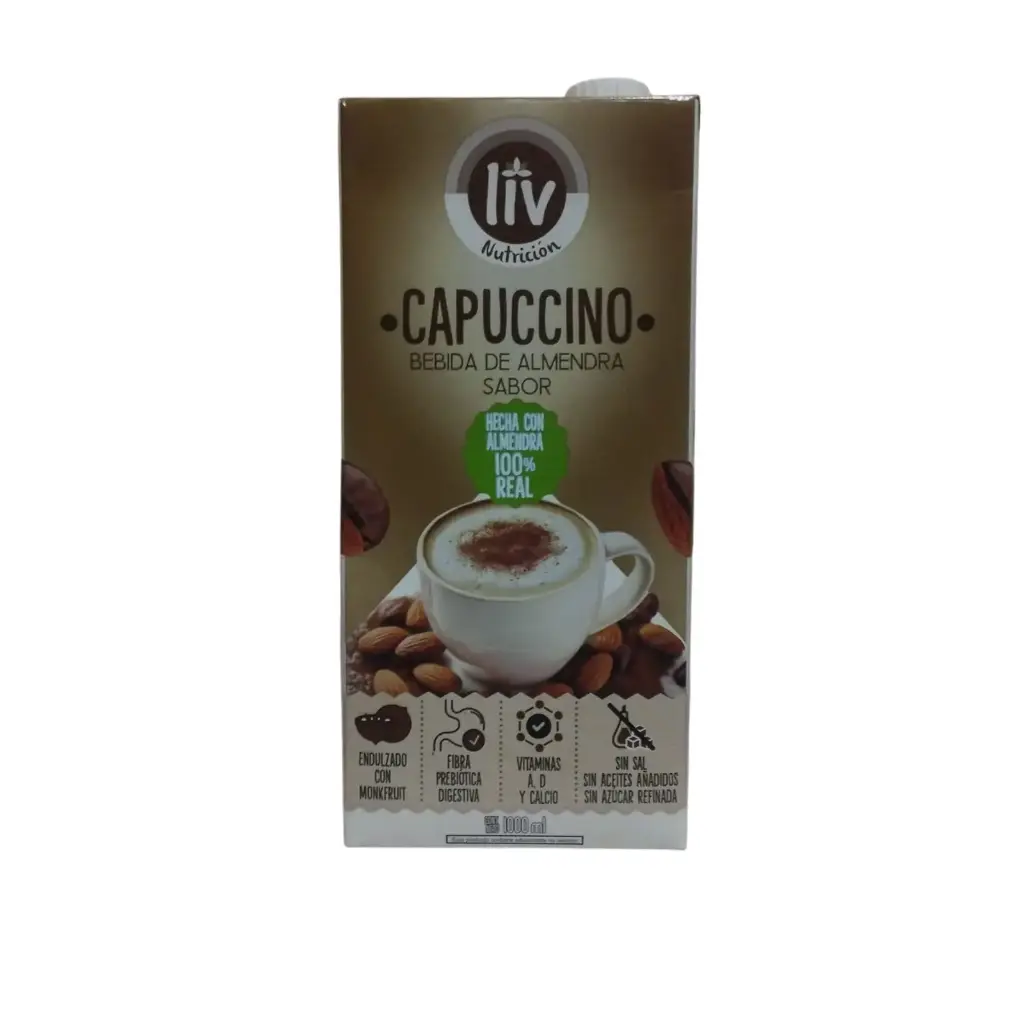 BEBIDA DE ALMENDRA SABOR CAPUCCINO 1000 ML