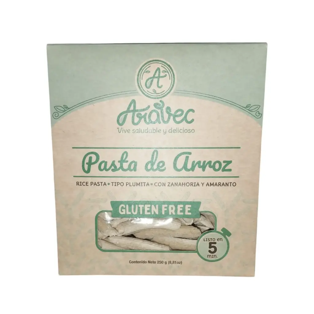 PASTA DE ARROZ TIPO PLUMITA CON ZANAHORIA Y AMARANTO 250G
