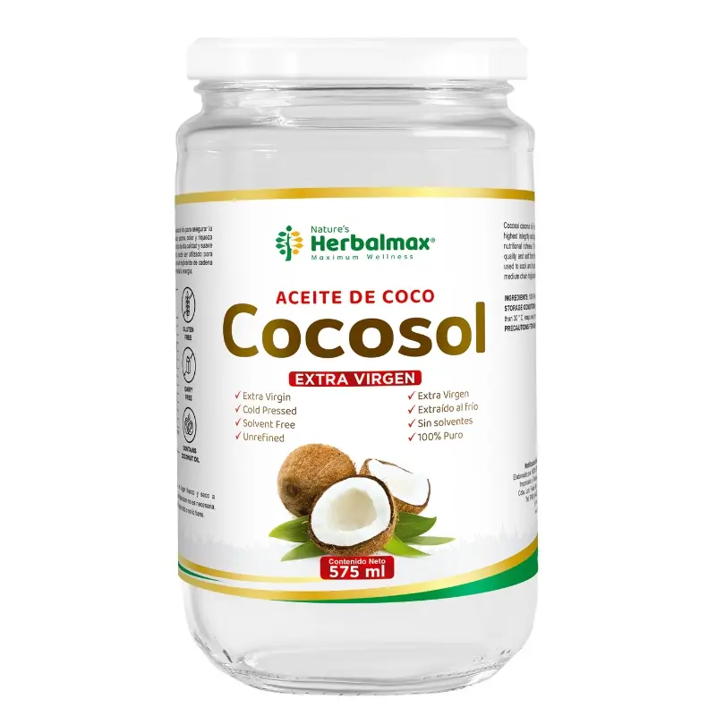 ACEITE DE COCO COCOSOL 575 ML HERBALMAX