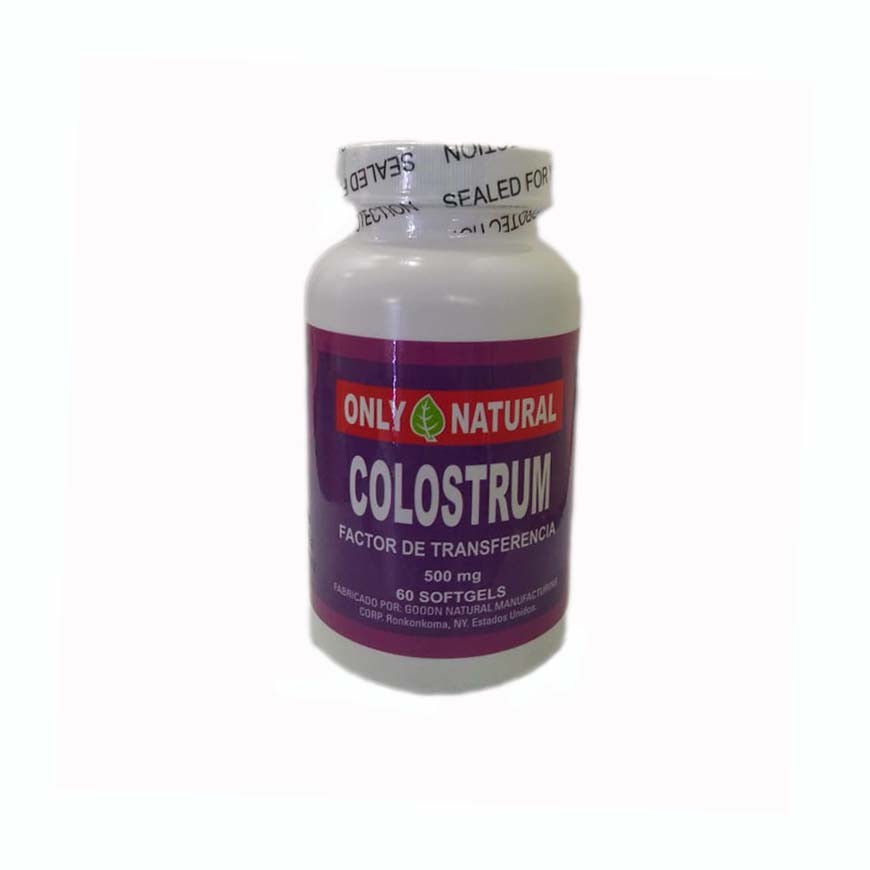 COLOSTRUM 500 MG X 60SOF. ONLY NATURAL