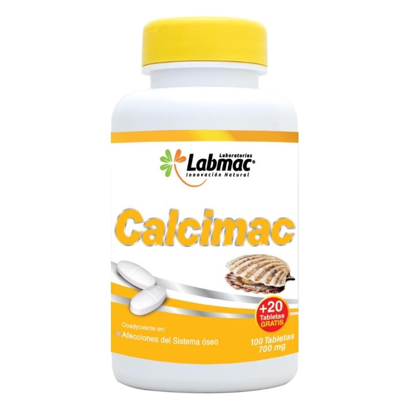 CALCIMAC 120 TABLETAS 700MG LABMAC