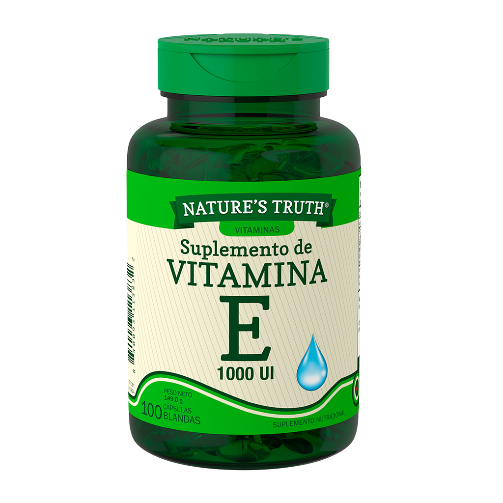 VITAMINA E 1000 IU 100 CAPSULAS NATURES TRUTH