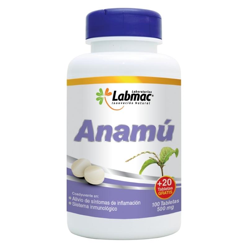 ANAMU X120TAB. 500MG. LABMAC