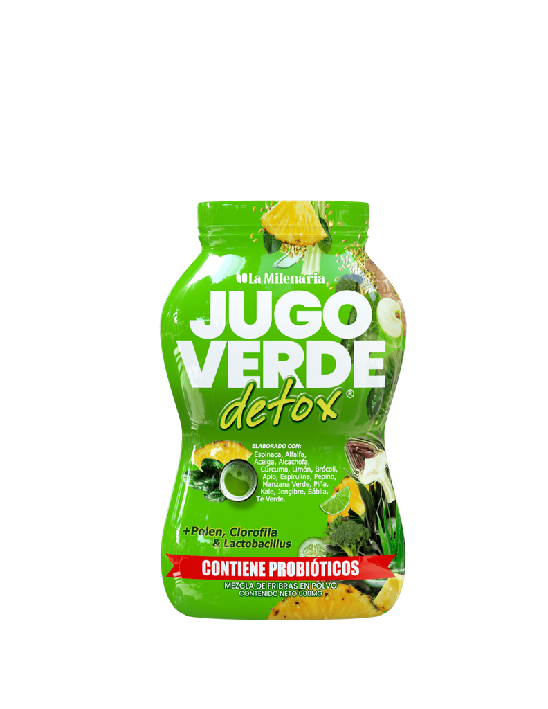 JUGO VERDE DETOX 600G LA MILENARIA