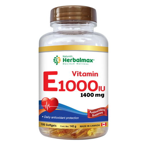 [HMX-0006] VITAMIN E 1000 IU 100 SOFTGEL 1400MG HERBALMAX