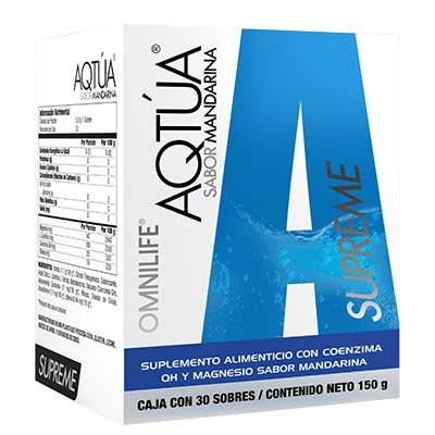 [OMF-0008] AQTUA SUPREME, CAJA CON 30 SACHETS OMNILIFE