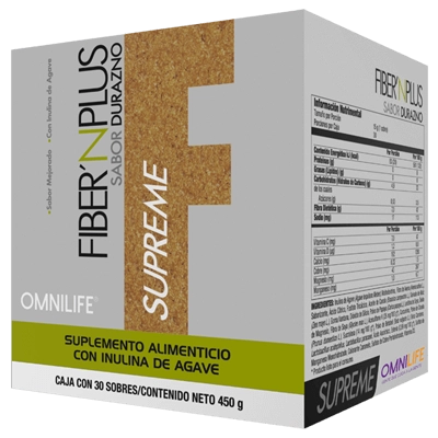 [OMF-0036] FIBER’N PLUS SUPREME CAJA 30 SOBRES 450G OMNILIFE