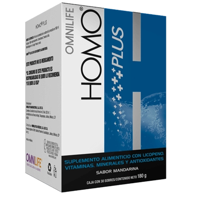 [OMF-0007] HOMO PLUS CAJA CON 30 SACHETS 180 GR. OMNILIFE