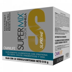 [OMF-0033] SUPER MIX SUPREME VAINILLA, CAJA 30 SB OMNILIFE