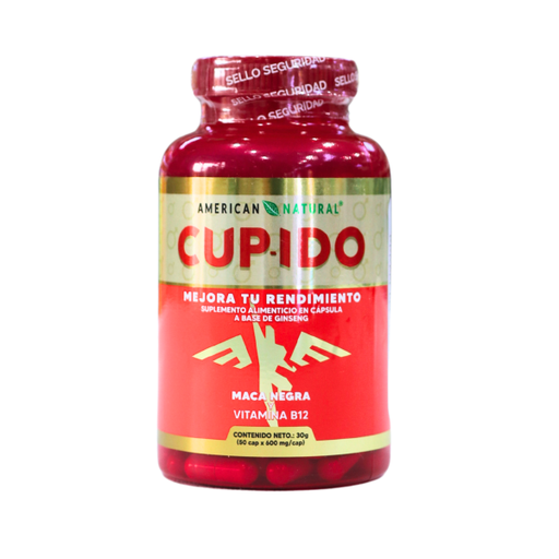 [LRZ-0010] CUP-IDO MACA NEGRA Y VITAMINA B12 50 CAP
