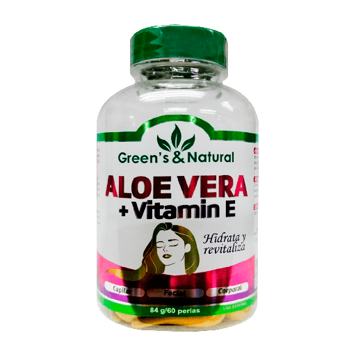 [GRN-0001] ALOE VERA + VITAMINA E X60 PERLAS G&N