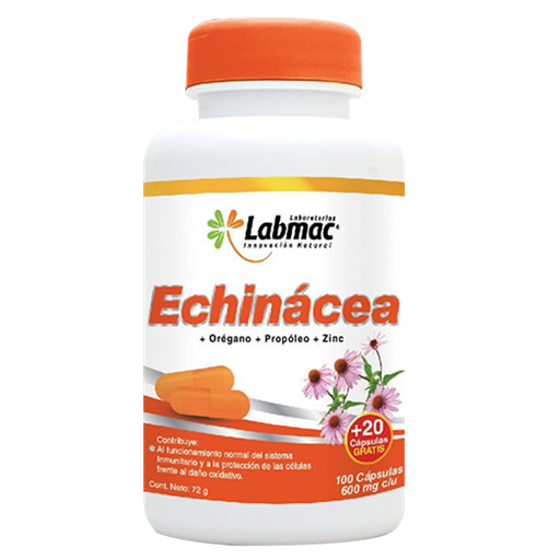 [LBM-0052] ECHINACEA OREGANO PROPOLEO Y ZINC 120 CAP 