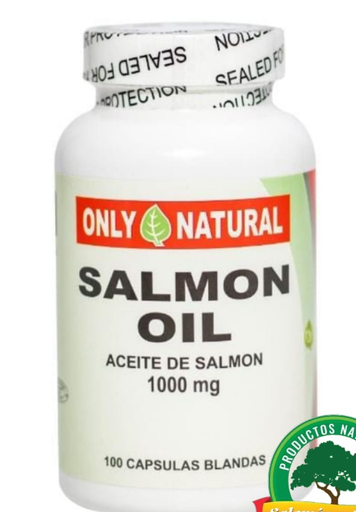 [ONL-0042] SALMON OIL ACEITE DE SALMON 1000MG 100 CAPSULAS