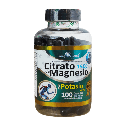 [LVN-0008] CITRATO DE MAGNESIO + POTASIO 100 SOFTGEL 
