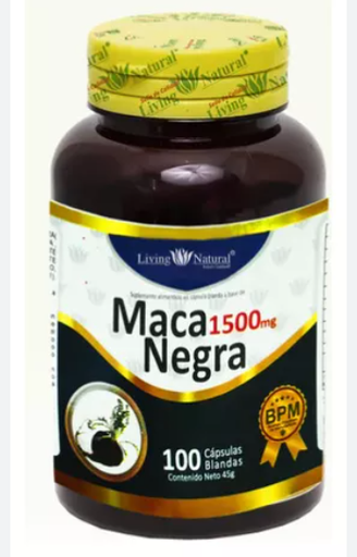 [LVN-0011] MACA NEGRA 1500MG 100 SOFTGEL