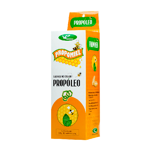 [VRI-0002] PROPOMIEL CARAMELO MENTOLADO CAJA X 100 
