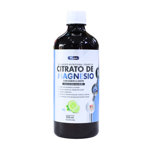 [LRZ-0001] CITRATO DE MAGNESIO SABOR LIMON 500 ML