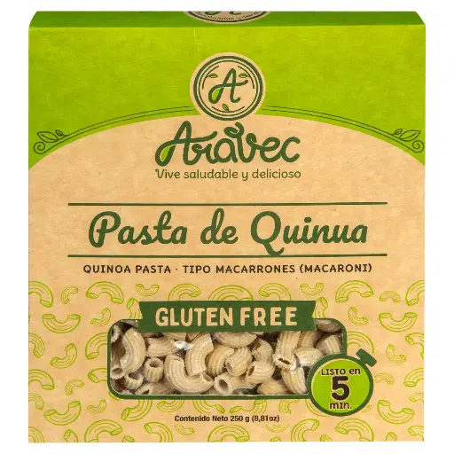 [AVC-0005] PASTA DE QUINUA TIPO MACARRONES 250G