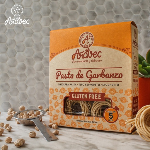 [AVC-0004] PASTA DE GARBANZO TIPO SPAGHETIS 250G ARAVEC