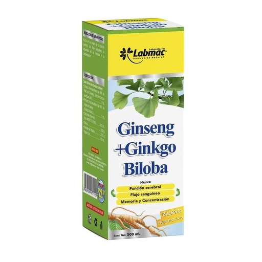 [LBM-0115] GINSENG + GINKGO BILOBA 500 ML