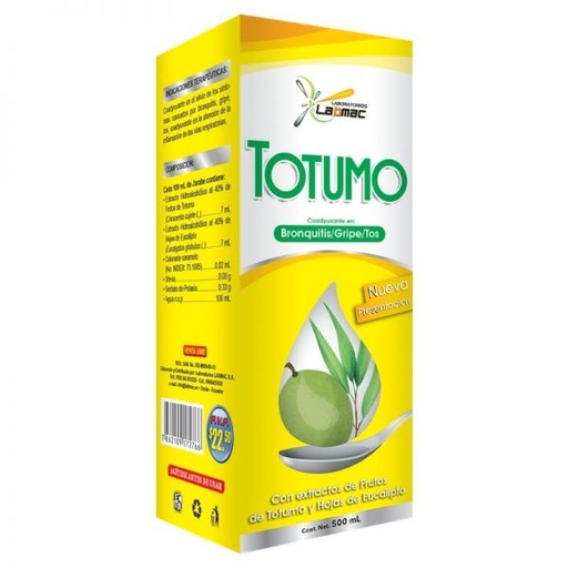 [LBM-0063] TOTUMO + EUCALIPTO   LABMAC JBE. 500ML.