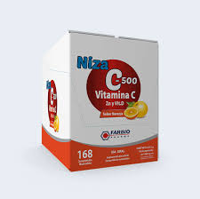 [FBP-0003] NIZA VITAMINA C 500 ZINC Y VITAMINA CAJA 14 SOBRES