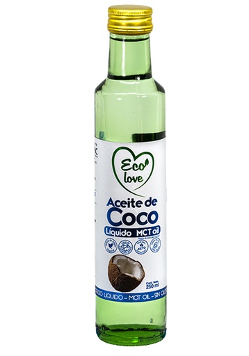 [ELV-0003] ACEITE DE COCO ECOLOVE MCT 250 ML