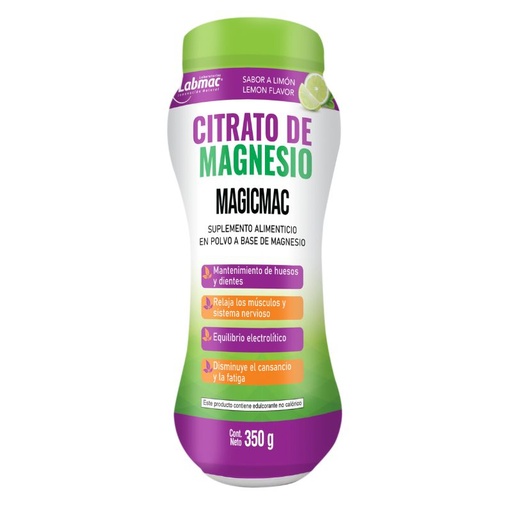 [LBM-0029] CITRATO DE MAGNESIO MAGICMAC 400g POLVO