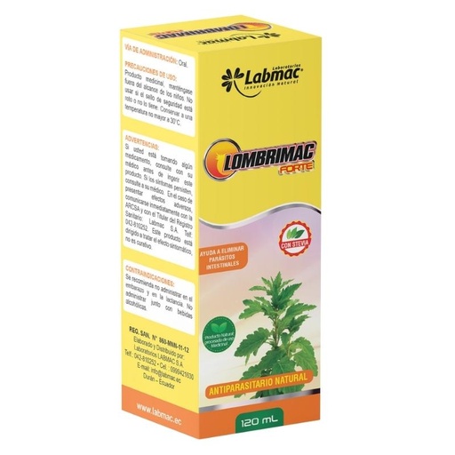 [LBM-0118] LOMBRIMAC FORTE JARABE 120ML - LABMAC