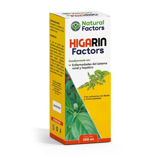 [NTF-0037] HIGARIN FACTORS JARABE 500 ML - NATURAL FACTORS