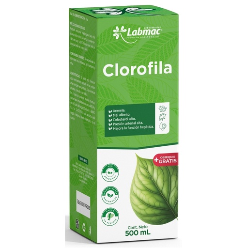 [LBM-0069] CLOROFILA JARABE 500 ML LABMAC