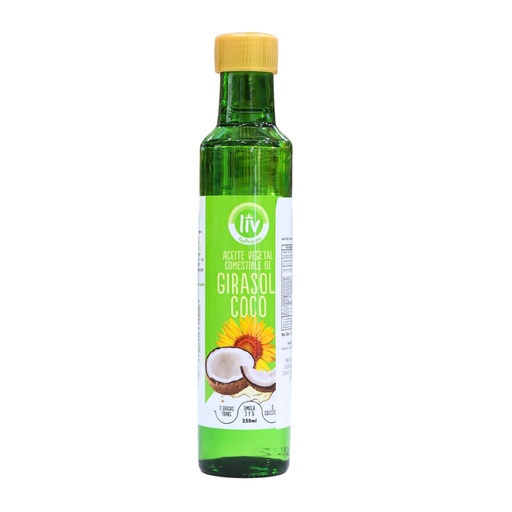 [LIV-0043] ACEITE VEGETAL GIRASOL Y COCO 250ML.