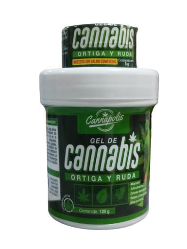 [QTP-0004] GEL DE CANNABIS ORTIGA Y RUDA 120G