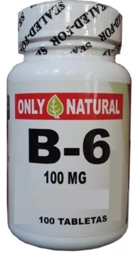 [ONL-0007] VITAMINA B-6 X100TAB. 100MG.