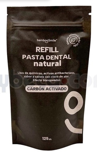[BMB-0007] REFIL PASTA DENTAL NATURAL CARBON ACTIVADO 125ML