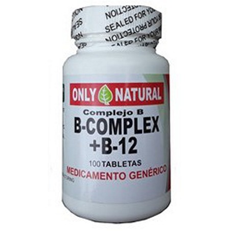 [ONL-0009] B-COMPLEX + B-12 100 TABLETAS ONLY NATURAL