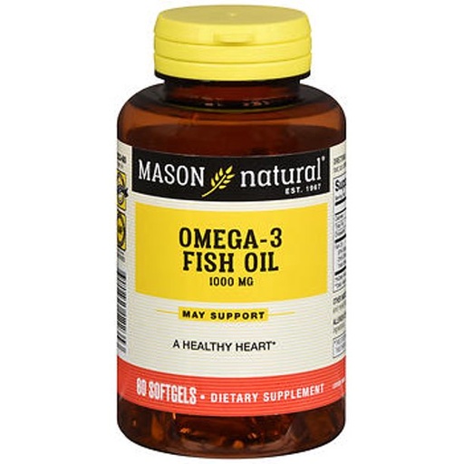 [MSN-0012] OMEGA 3 FISH OIL 1000MG 60 CAPSULAS