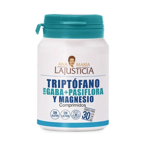 [AMJ-0011] TRIPTOFANO CON GABA+PASIFLORA Y MAGNESIO 30 COMPRIMIDOS