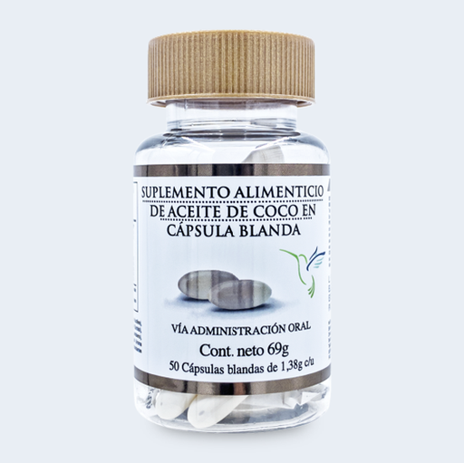 [FBP-0009] ACEITE DE COCO 50 CAPSULAS 69G