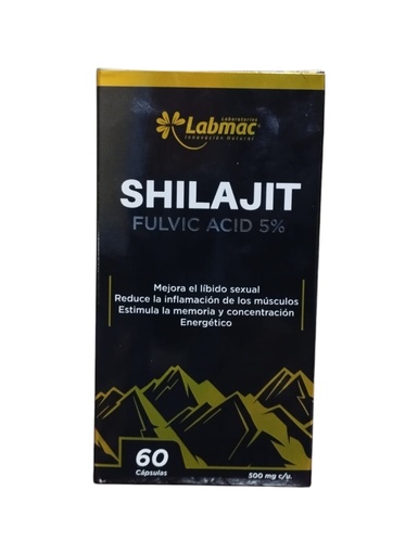 [LBM-0127] SHILAJIT FULVIC ACID 5% 60 CAPSULAS 500 MG