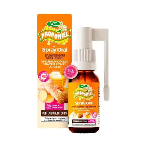 [VRI-0018] PROPOMIEL EN SPRAY ORAL FRUTOS ROJOS 50 ML
