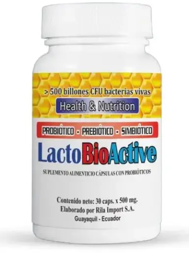 [LTN-0033] LACTOBIO ACTIVE 30 CAPSULAS 500MG