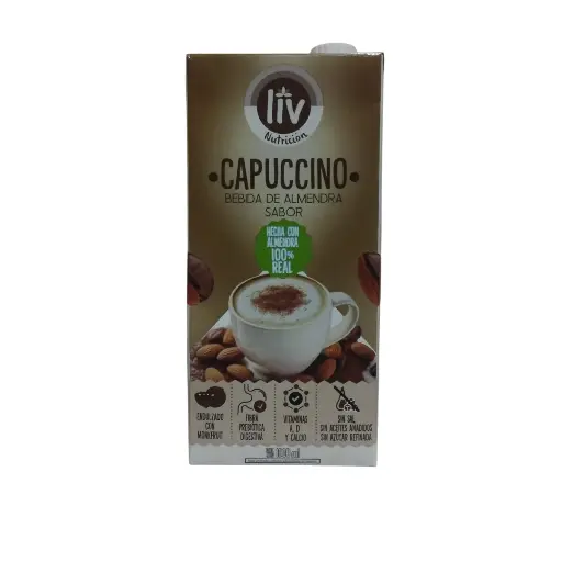 [LIV-0046] BEBIDA DE ALMENDRA SABOR CAPUCCINO 1000 ML