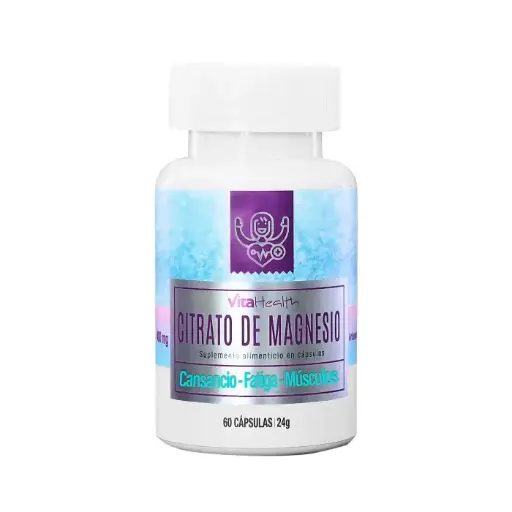 [VTH-0027] CITRATO DE MAGNESIO 60 CAPSULAS 400MG