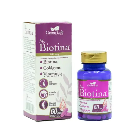 [GLF-0029] MY BIOTINA 60 CAPSULAS 630 MCG
