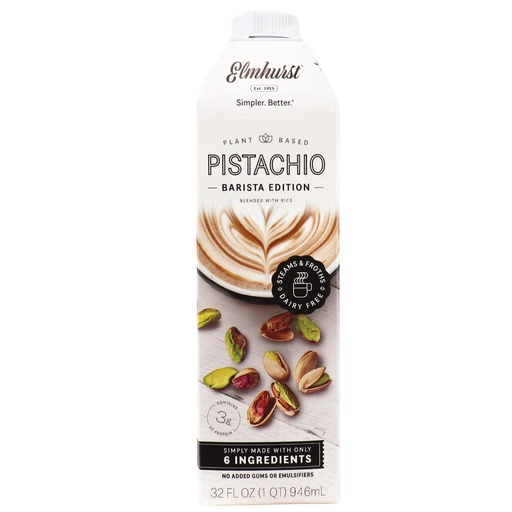 [SPZ-0009] ELMHURST PISTACHIO BARISTA BEBIDA DE PISTACHO 946mL